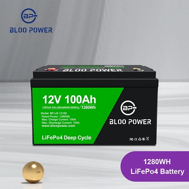 Li-ion lithium-ion battery pack for RV solar